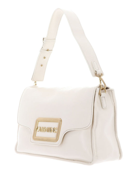 Geantă de umăr VALENTINO Moni Flap Bag Ecru - Model VBS8FV09