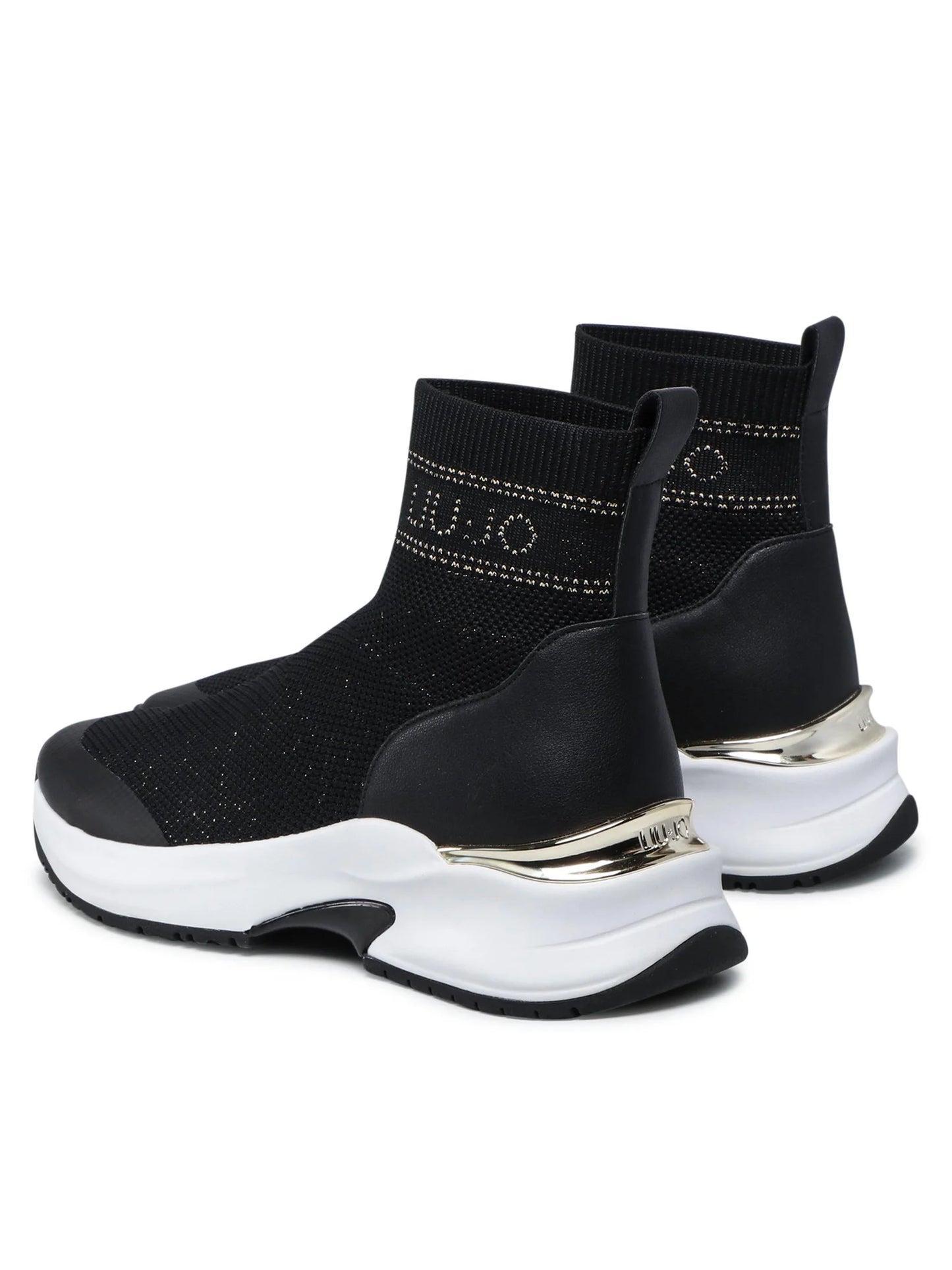 Sneakers damă Liu Jo Lily 04 Sock Black – Slip-on urban | Model BA2091