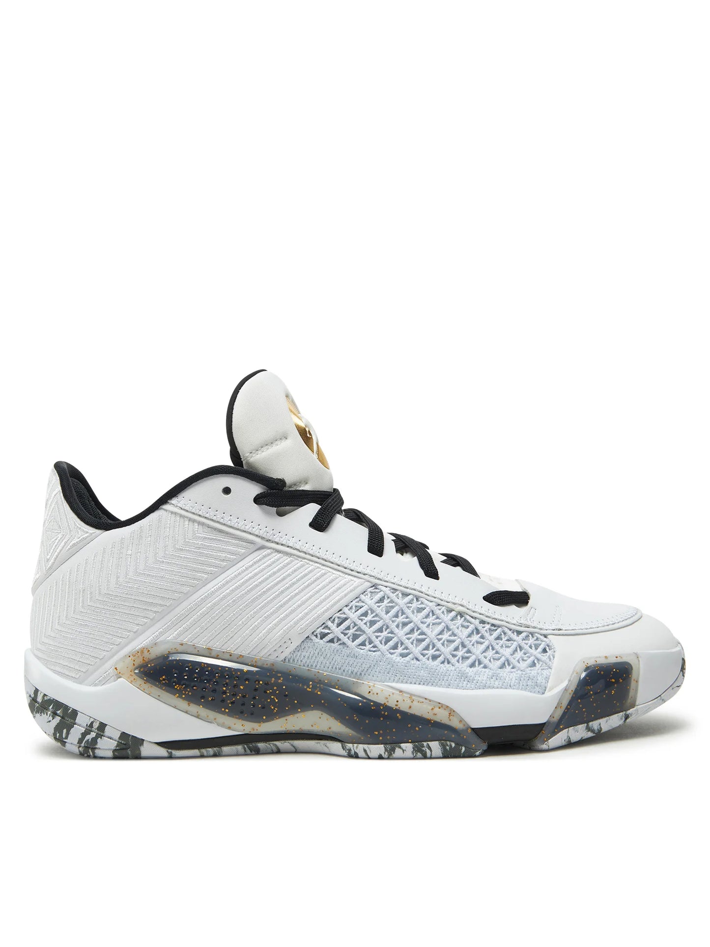 Nike Air Jordan XXXVIII Low Alb – Sneakers Bărbătești White/Gold pentru Baschet | Model FD2326 107
