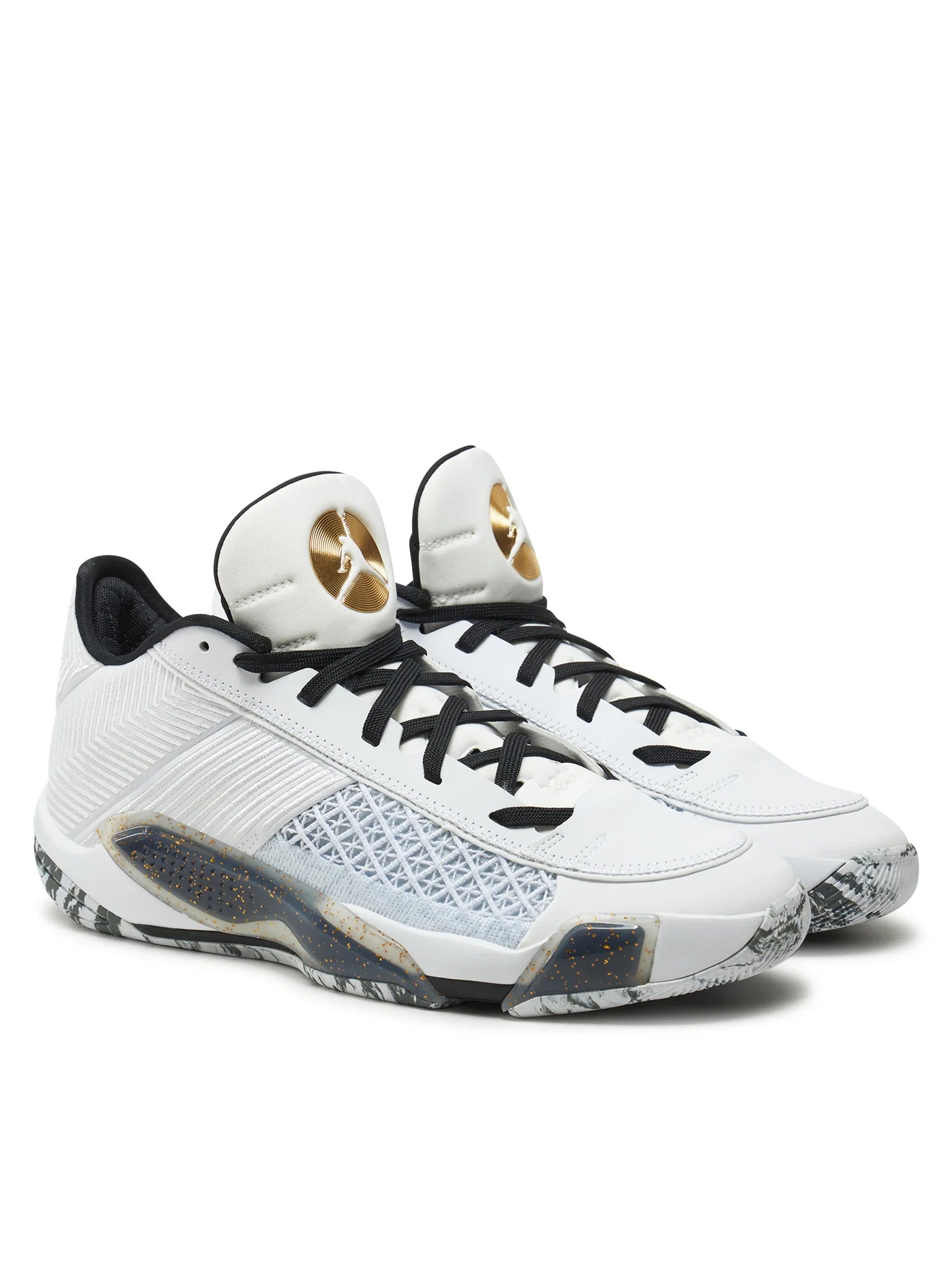 たか Nike Air Jordan XXXVIII Low Alb – Sneakers Bărbătești White/Gold