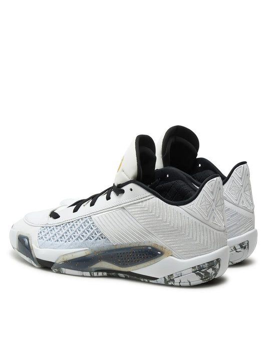 Nike Air Jordan XXXVIII Low Alb – Sneakers Bărbătești White/Gold pentru Baschet | Model FD2326 107