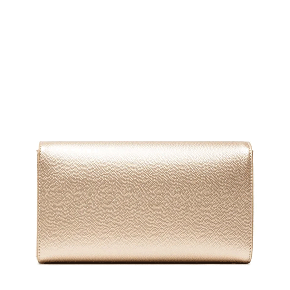 Poșetă plic VALENTINO Auriu | Nero | Model VBS1R401G