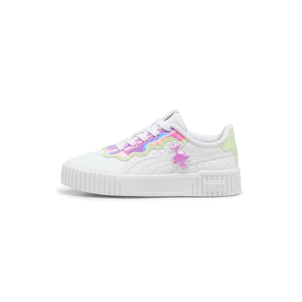 Puma Carina 2.0 Trolls | Încălțăminte sport albă pentru fete | Model 398902-01