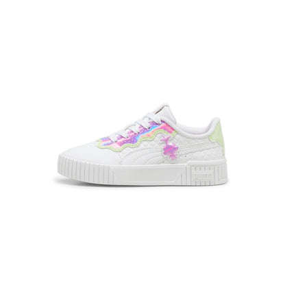 Puma Carina 2.0 Trolls | Încălțăminte sport albă pentru fete | Model 398902-01