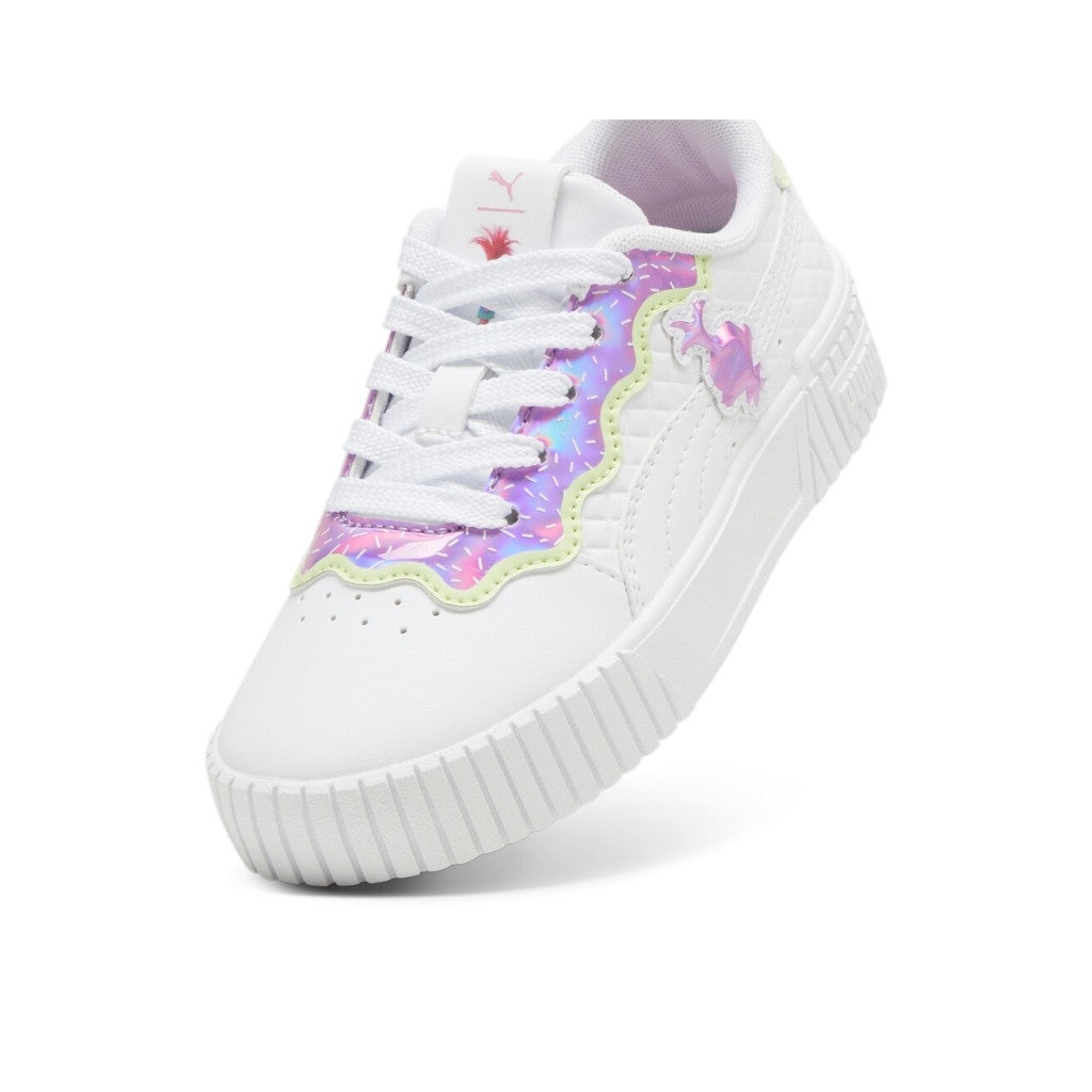 Puma Carina 2.0 Trolls | Încălțăminte sport albă pentru fete | Model 398902-01