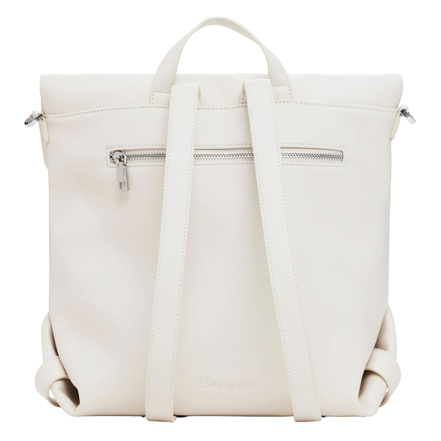 Rucsac Desigual Etherea Lovington cu Broderie Florală - Crudo (Bej) | Model 25SAKP29