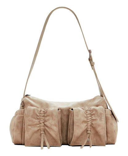 Geantă de Umăr Desigual Modus Habana Long - Alb/Taupe | Model 25SAXP59