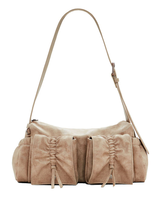 Geantă de Umăr Desigual Modus Habana Long - Alb/Taupe | Model 25SAXP59