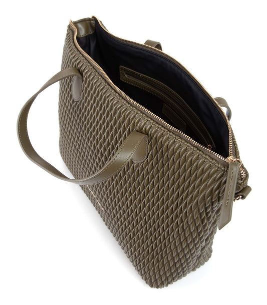 Geantă de Mână Valentino Frequency Militare | Elegantă & Spațioasă | Model VBS8DA03