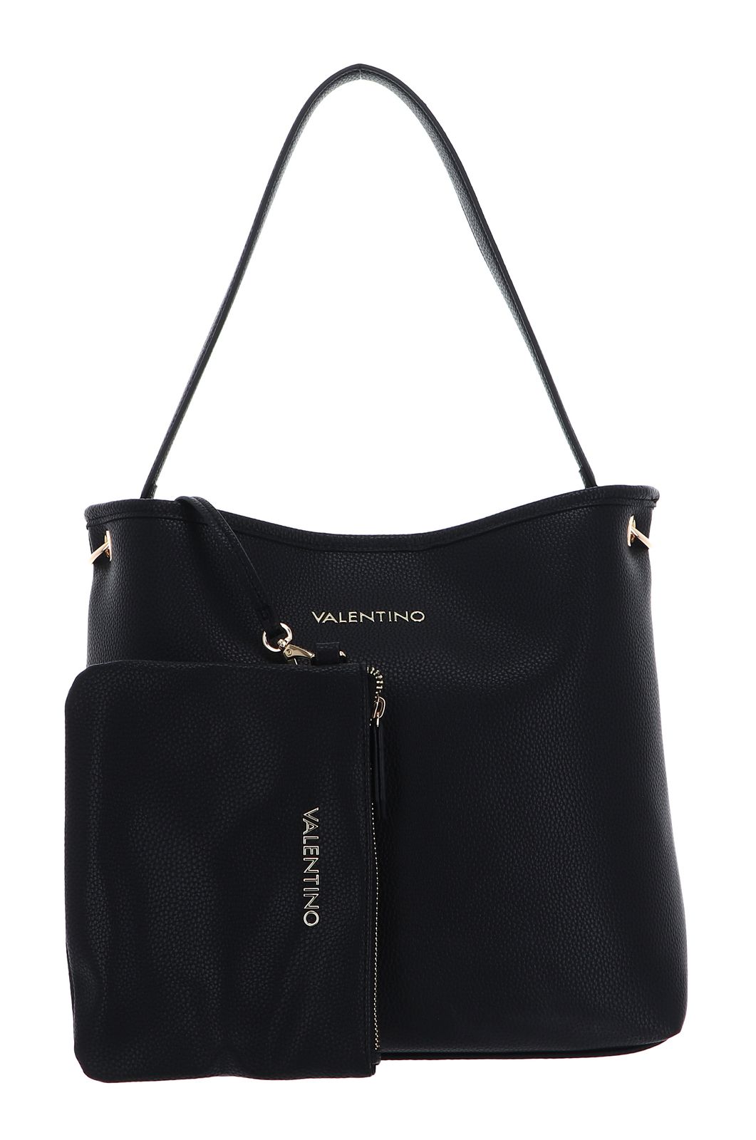 Geantă de umăr Valentino Bags Brixton Hobo Nero - Model VBS7LX03