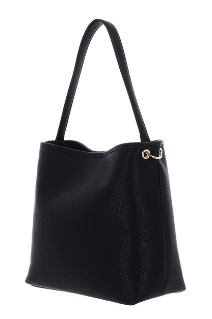 Geantă de umăr Valentino Bags Brixton Hobo Nero - Model VBS7LX03