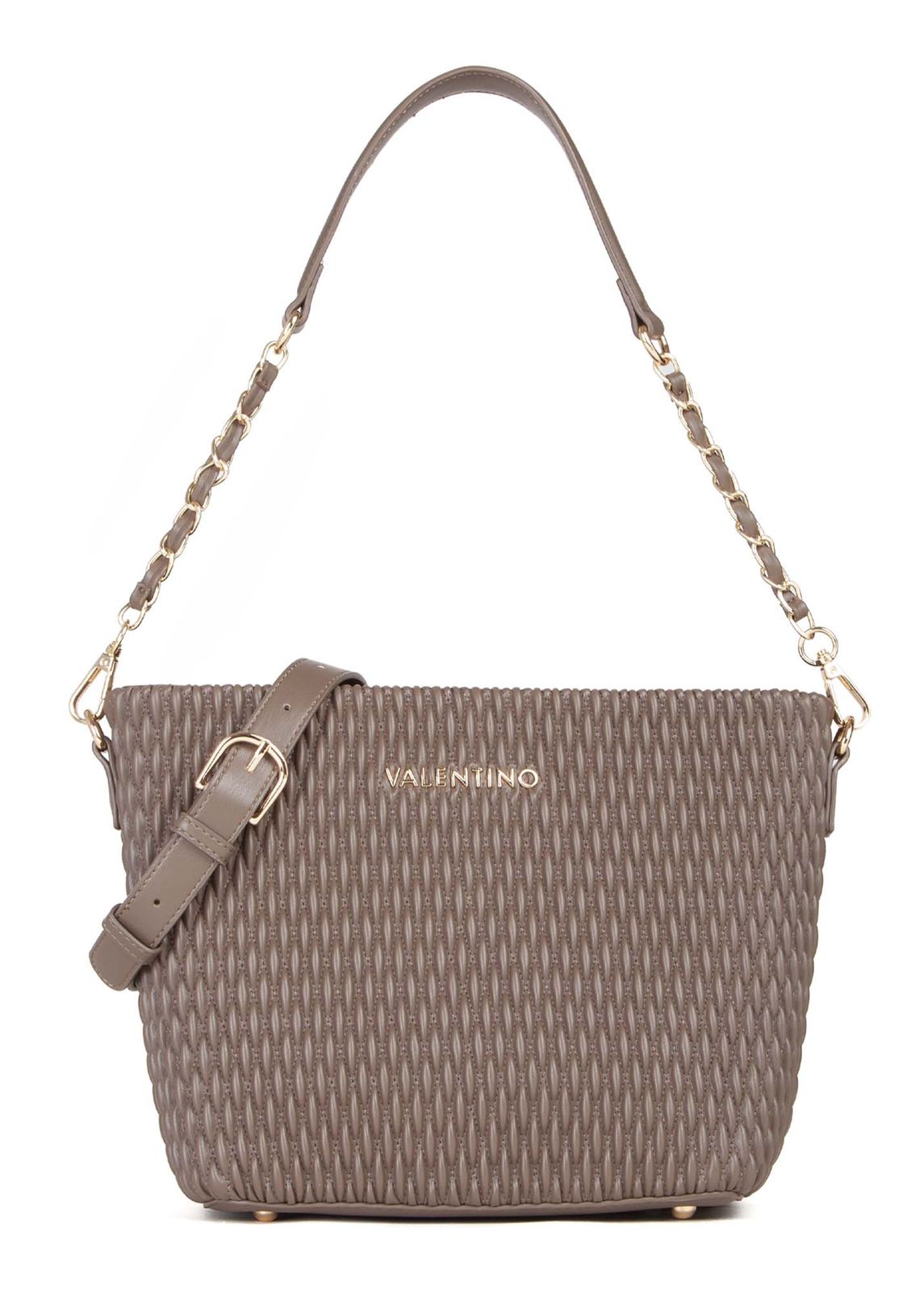 Geantă Valentino Frequency Re Taupe | Crossbody | Model VBS8DA07