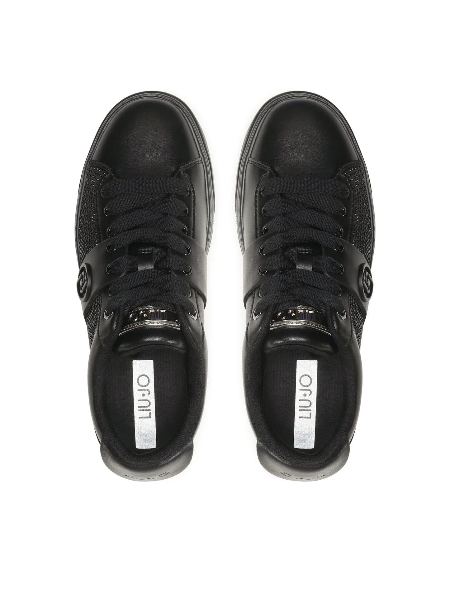 Sneakers damă Liu Jo Cleo 14 | Bej / Negru | Look modern | Model BF3025