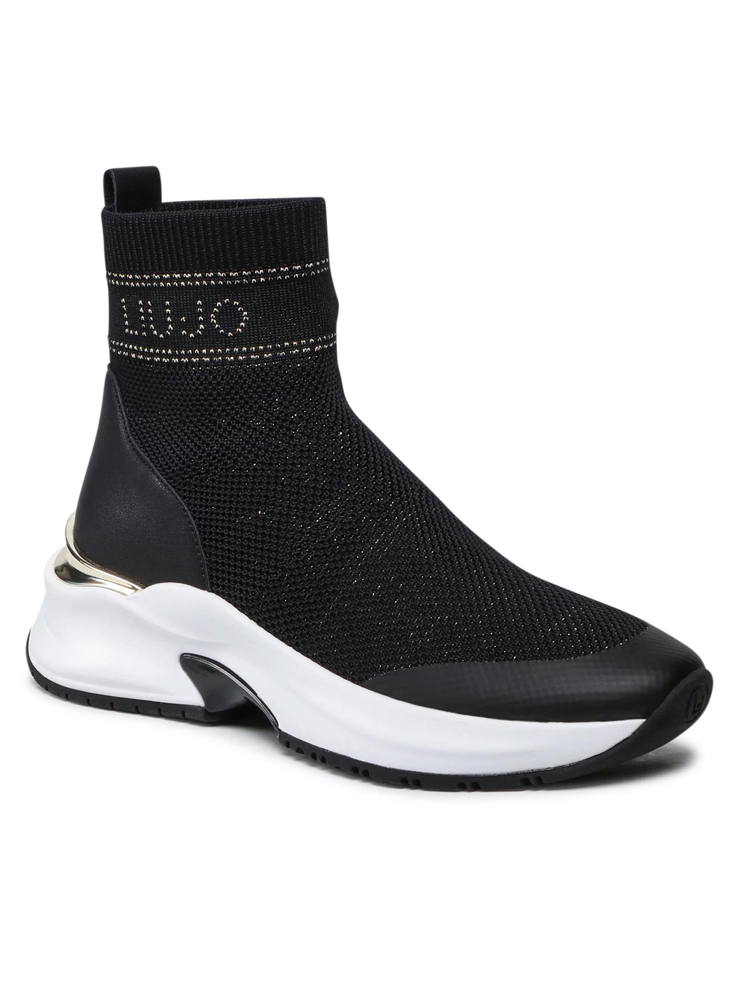 Sneakers damă Liu Jo Lily 04 Sock Black – Slip-on urban | Model BA2091