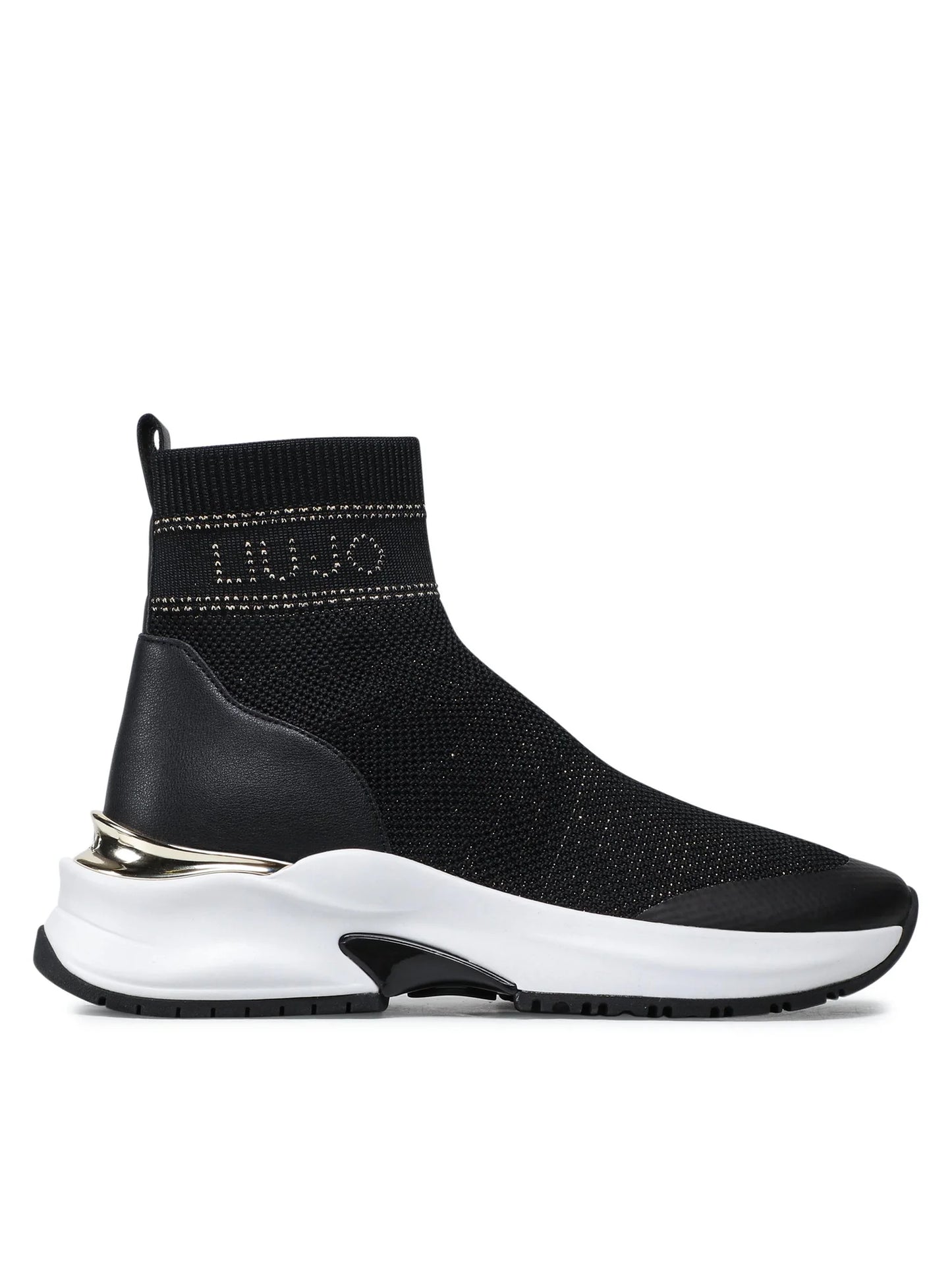 Sneakers damă Liu Jo Lily 04 Sock Black – Slip-on urban | Model BA2091