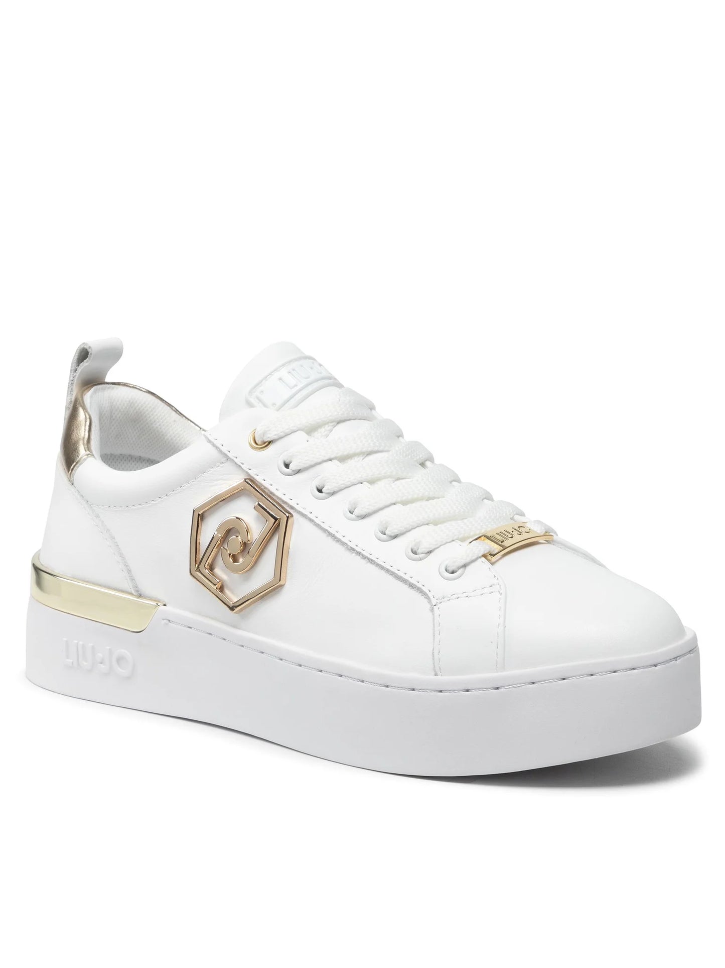 Sneakers Liu Jo Silvia 62 White – Piele naturală | Model BA2019