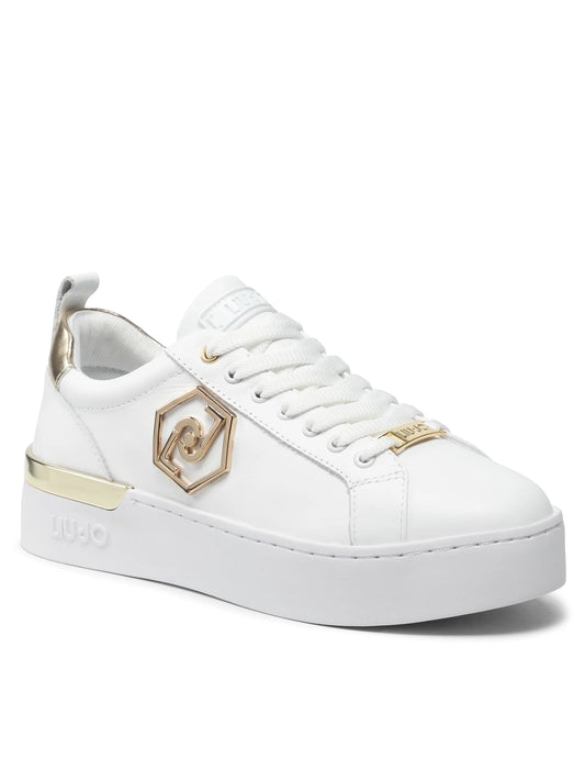 Sneakers Liu Jo Silvia 62 White – Piele naturală | Model BA2019