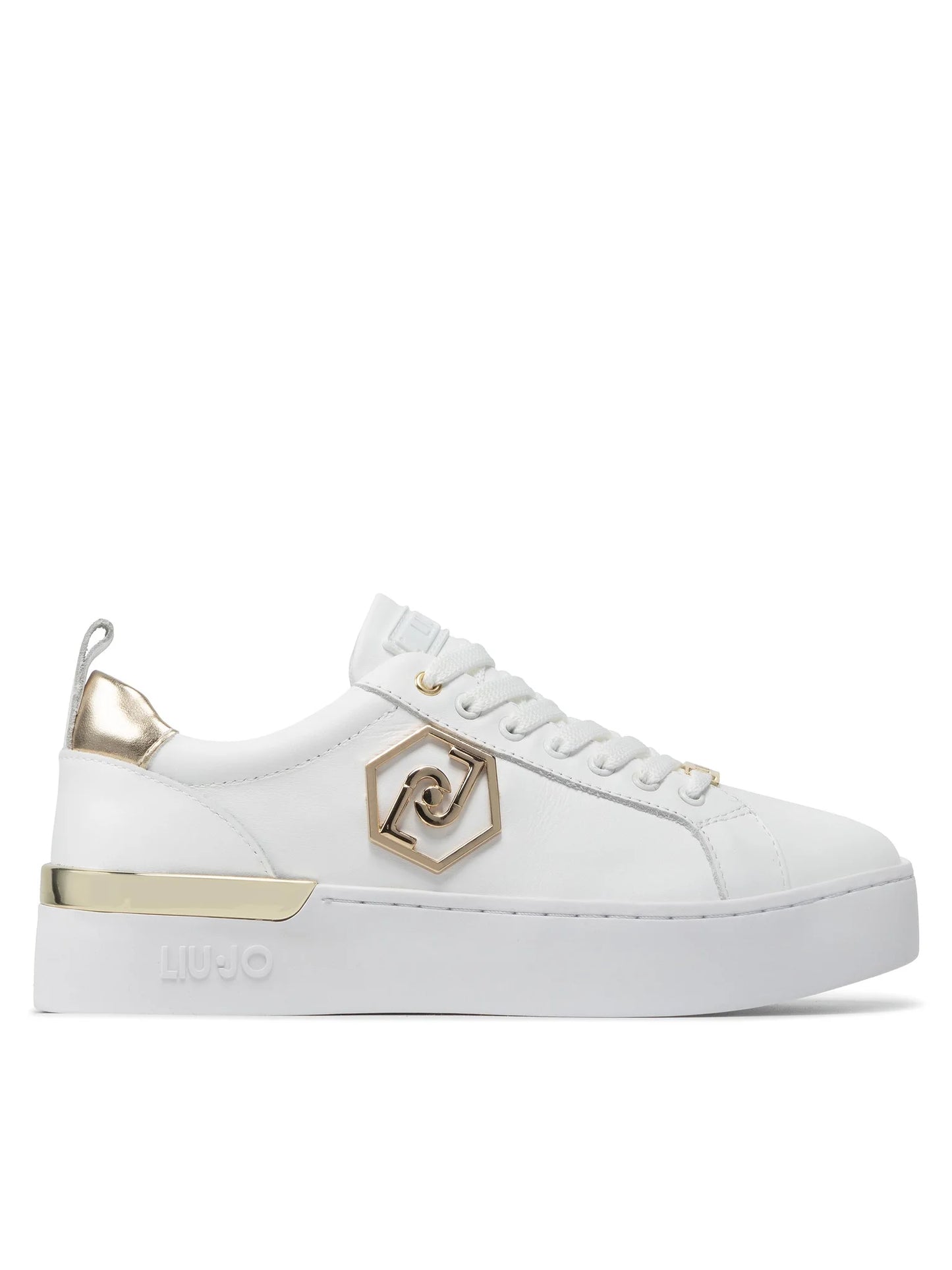 Sneakers Liu Jo Silvia 62 White – Piele naturală | Model BA2019