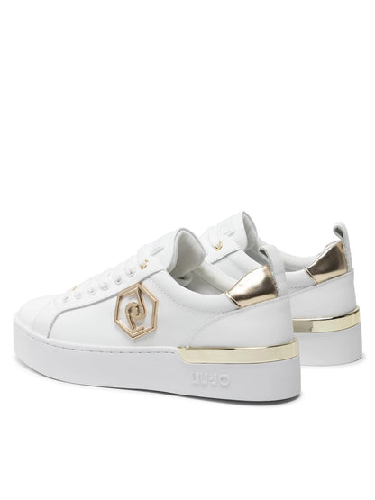 Sneakers Liu Jo Silvia 62 White – Piele naturală | Model BA2019