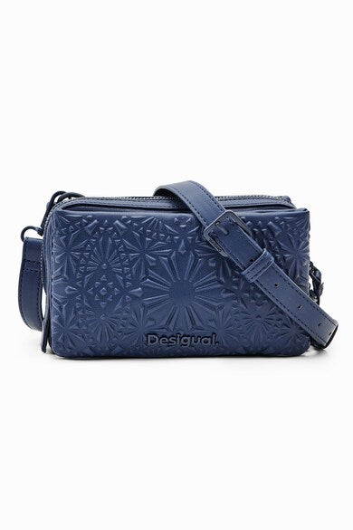 Geantă Crossbody Desigual Enigma Ronda - Albastru Închis | Model 23WAXP13