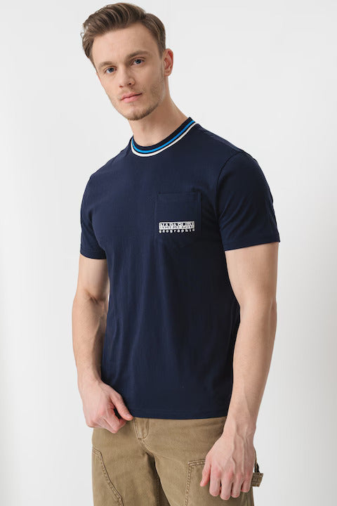 Napapijri Tricou Murlo – Bleumarin Model NP0A4IEJ 1761