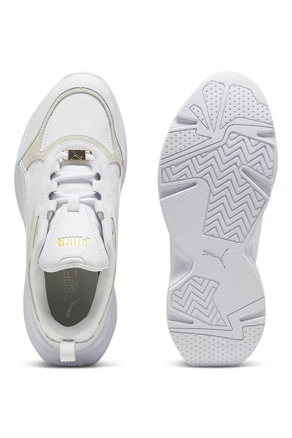 Puma Cassia Lux – pantofi sport casual alb/bej (Model 397837-01) cu SOFTFOAM+